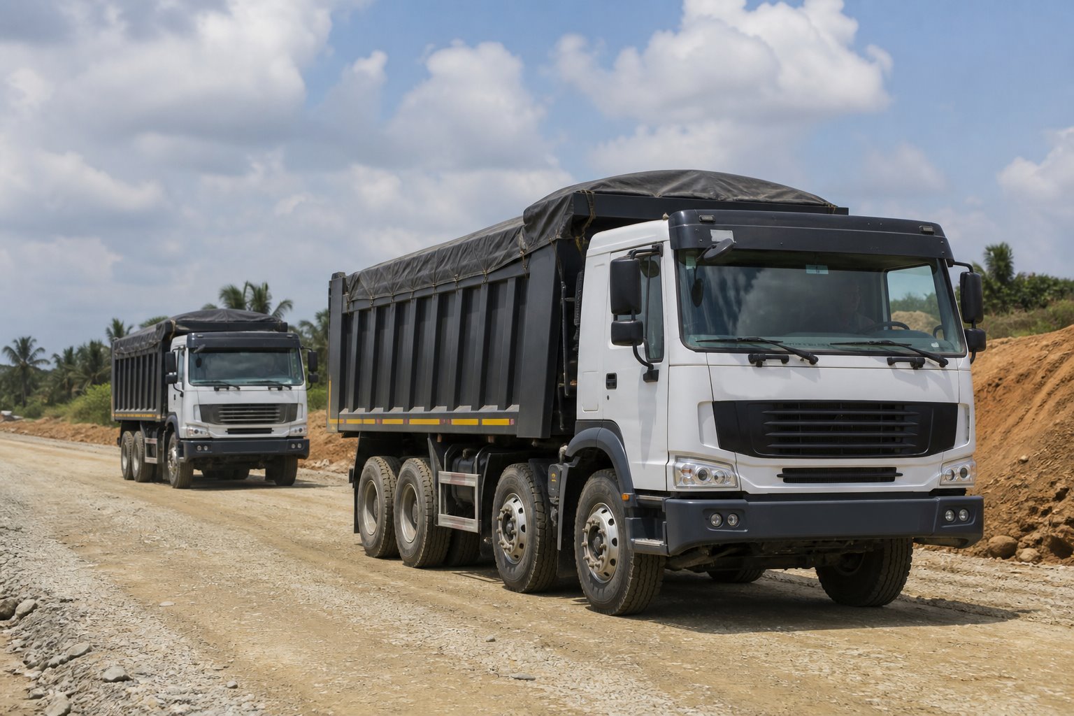 Construction material transportation