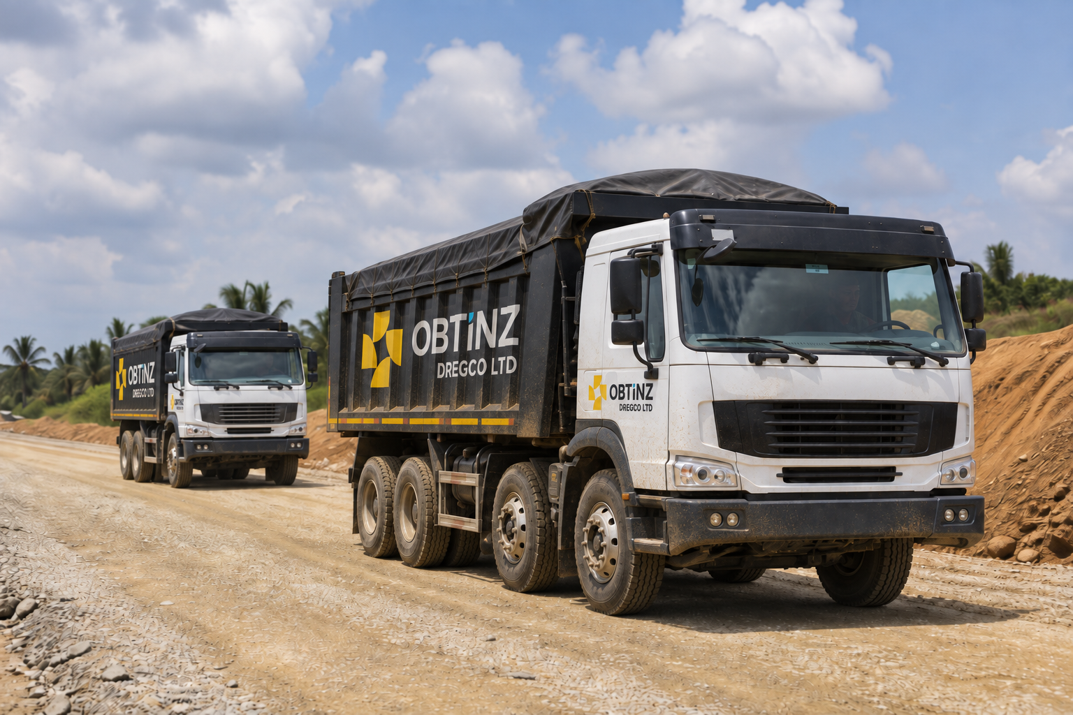 Construction material transportation